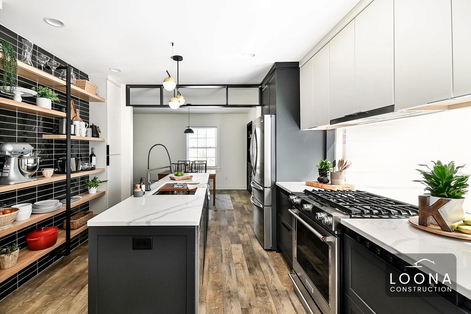 Bold and Sophisticated Kitchen Transformation