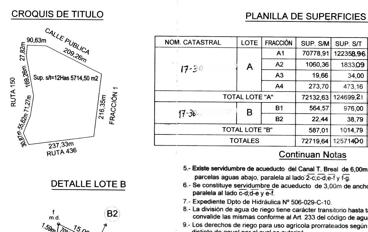 lote de 7 hectareas en las flores, iglesia, san juan, argentina