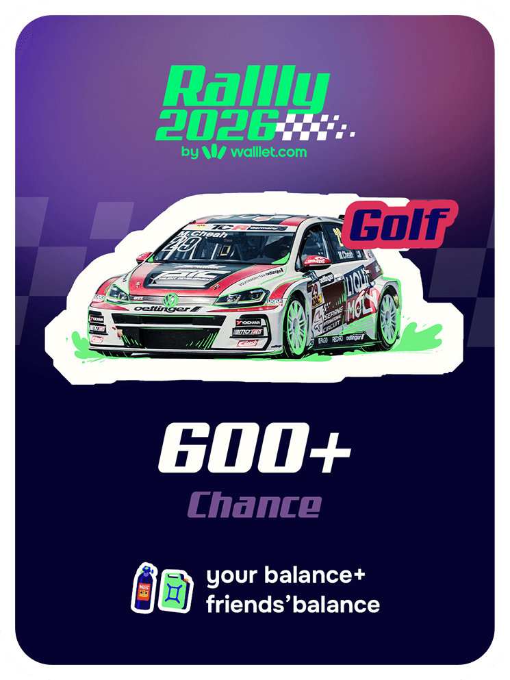 Golf rallly walllet campaign