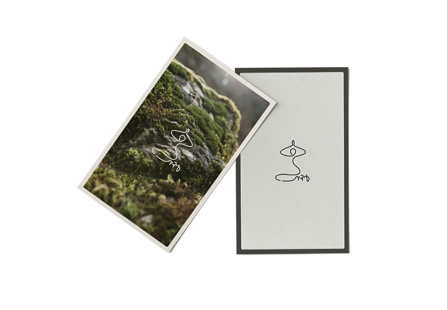 yoga logo cards