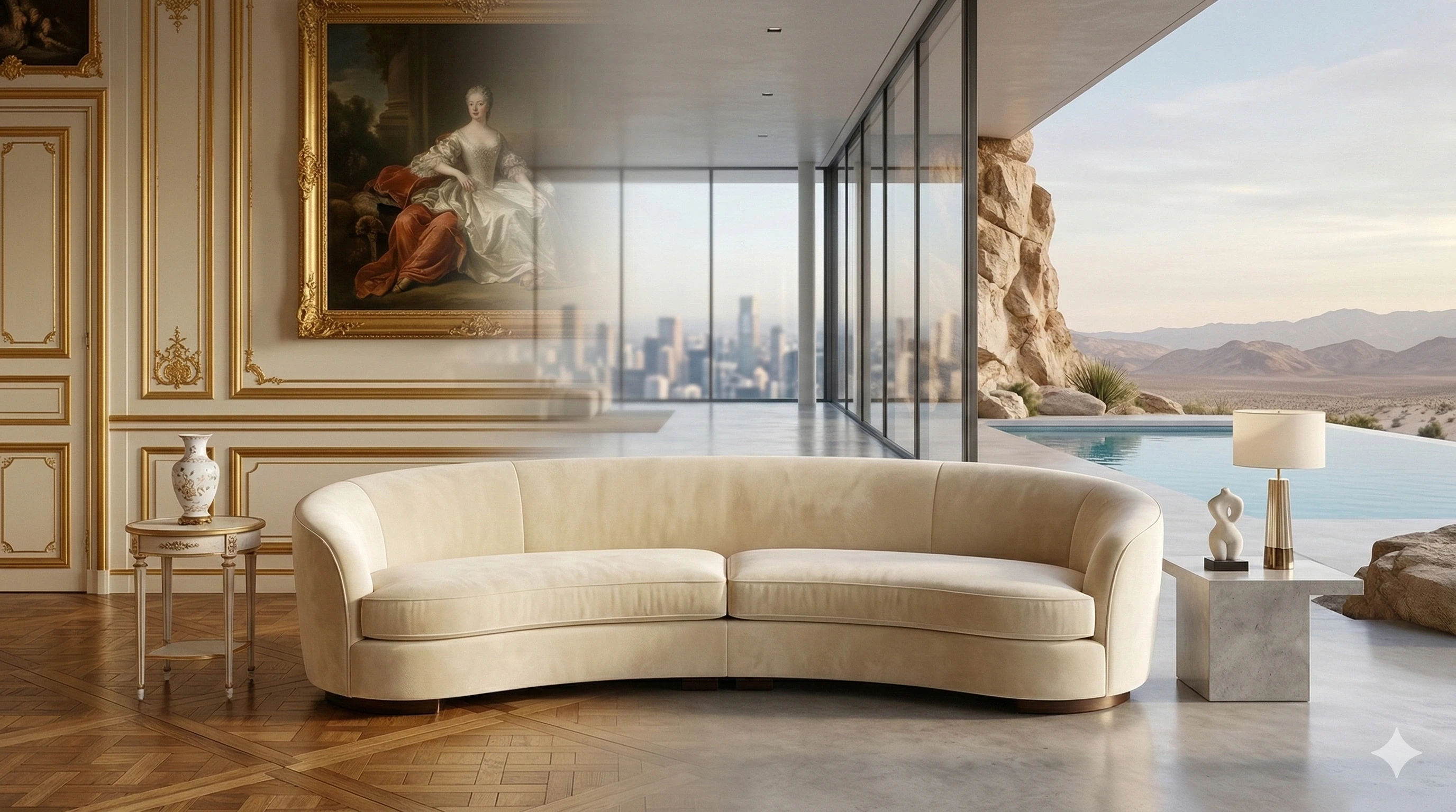 Sofa Background Generator