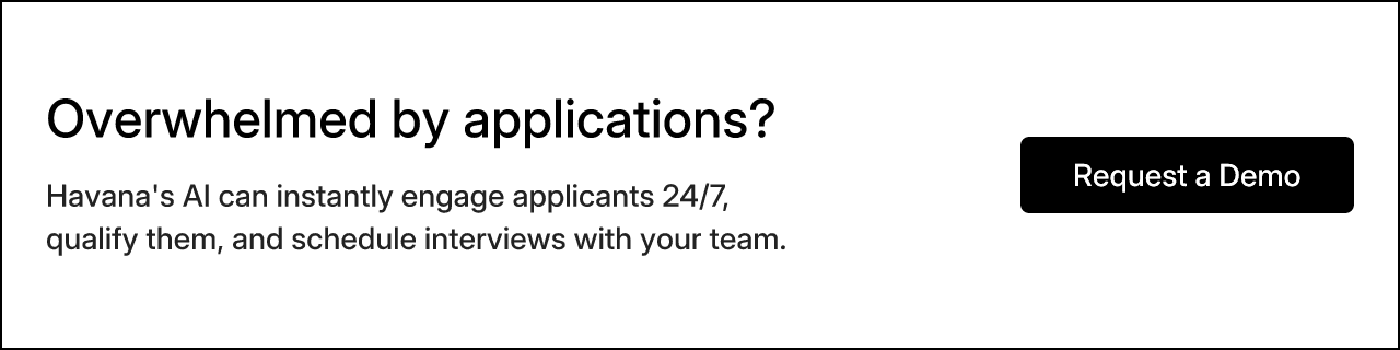 Overwhelmed by applications?