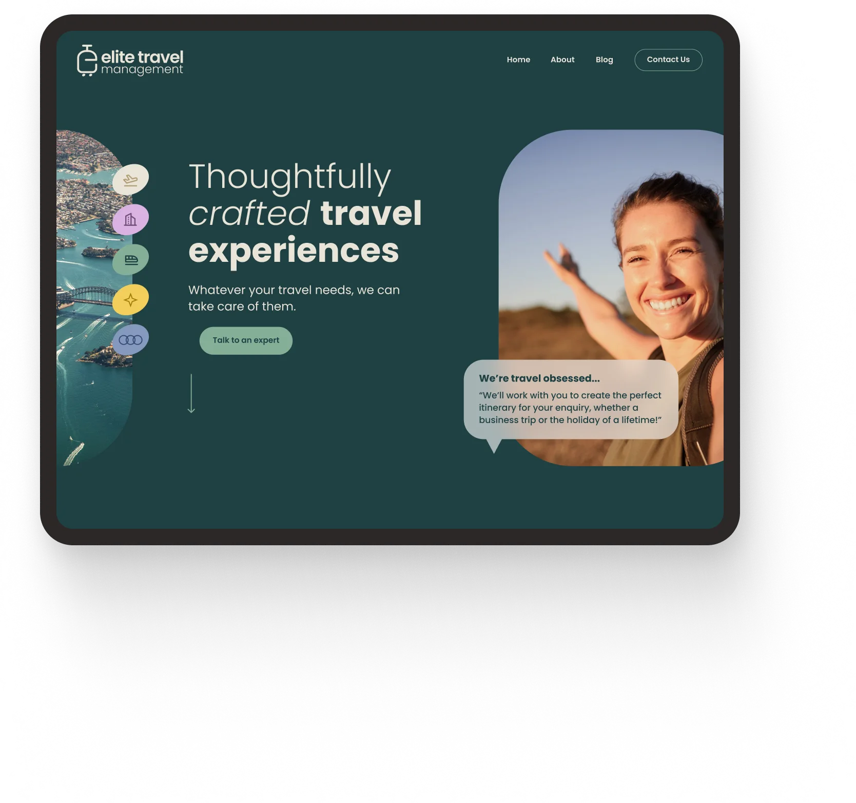 Elite Travel Management Website