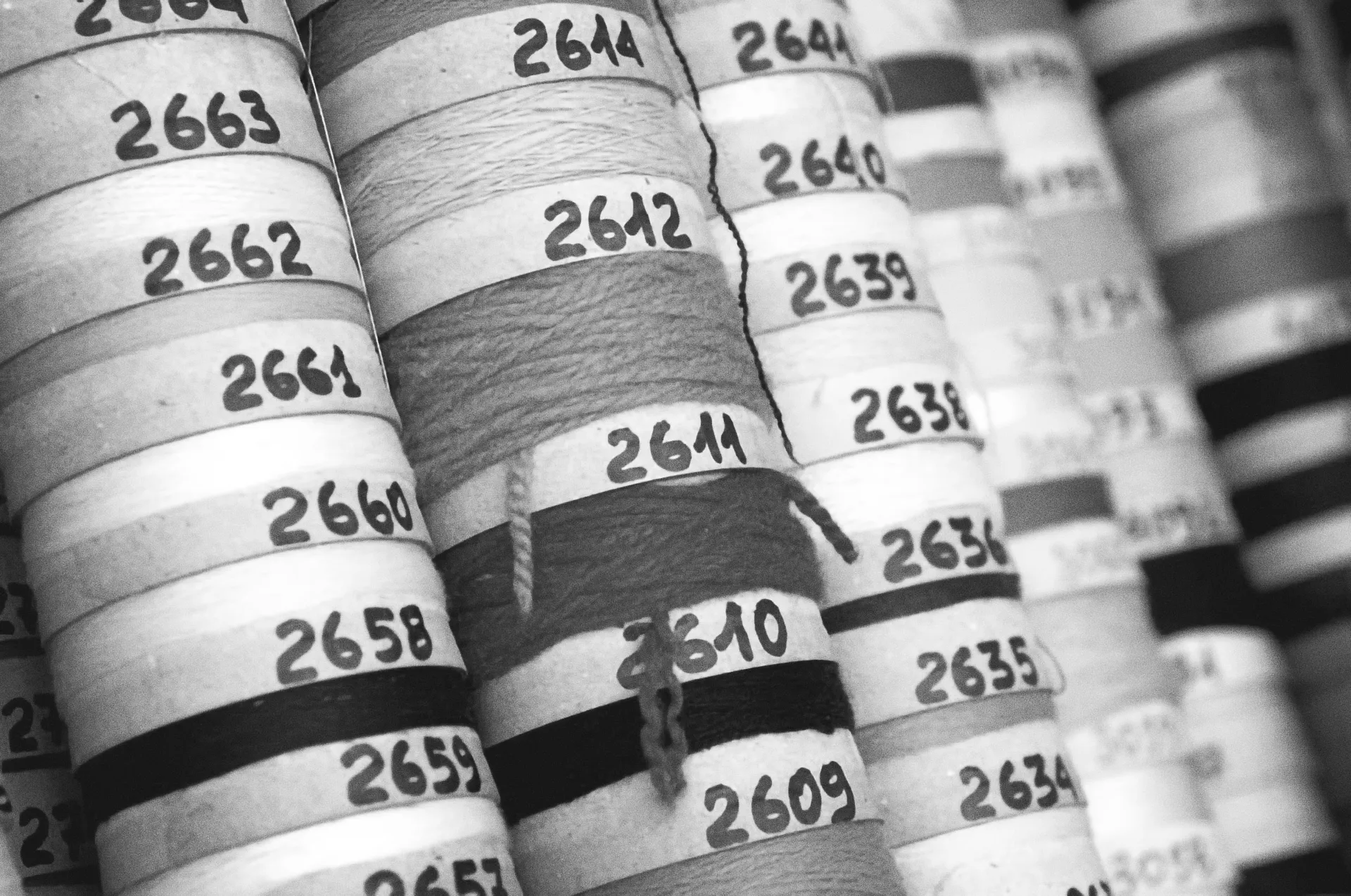 Colour sample cards created by Pier Luigi Galli – hand-developed tones for Annapurna cashmere collections.