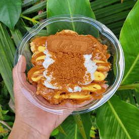 Cookie Butter Mini Pancake Bowl