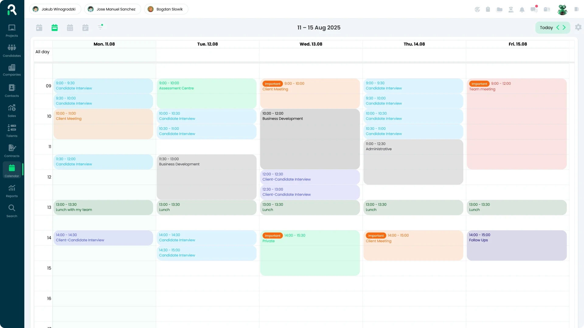Kalenteri ja tehtävät