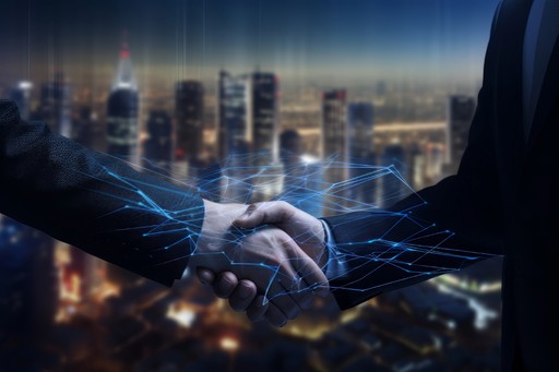 Hand Shake Image representing recruitment services