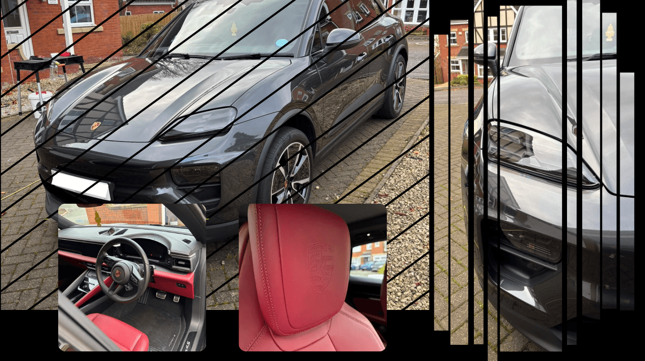 Rear view of a sleek sportscar, ideal for highlighting car rental style and design