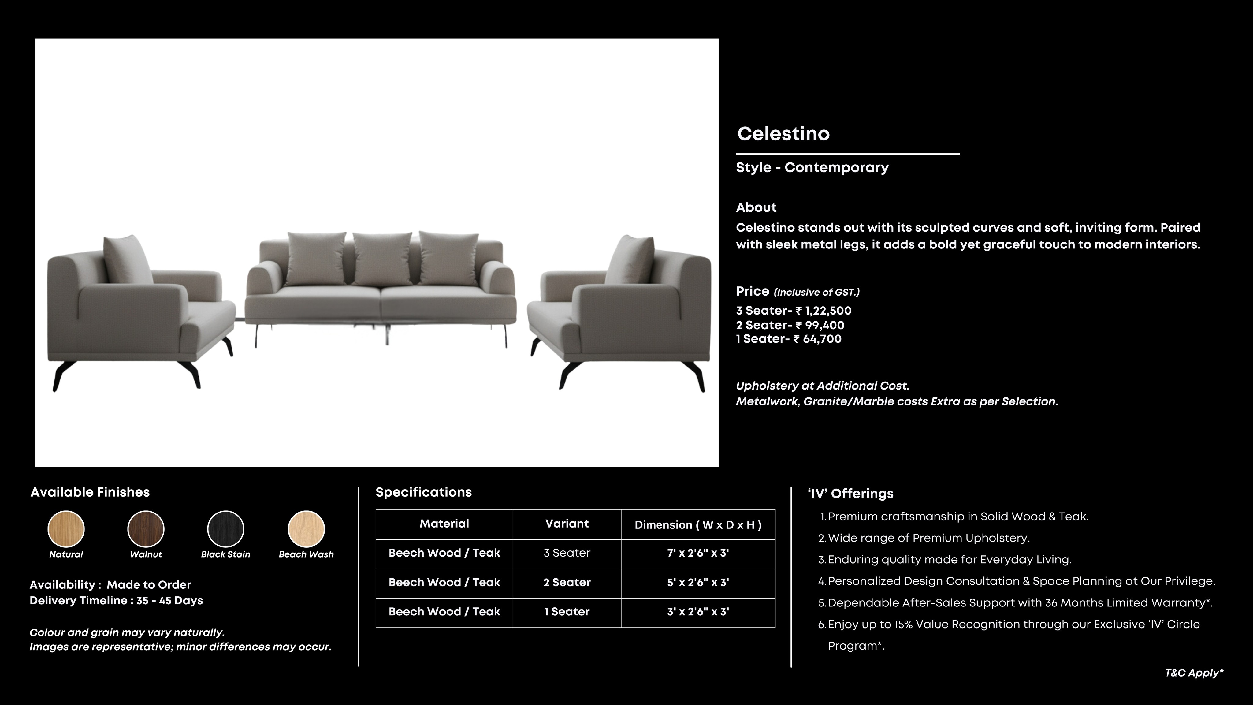Black stained wooden bed with bold green bedding.