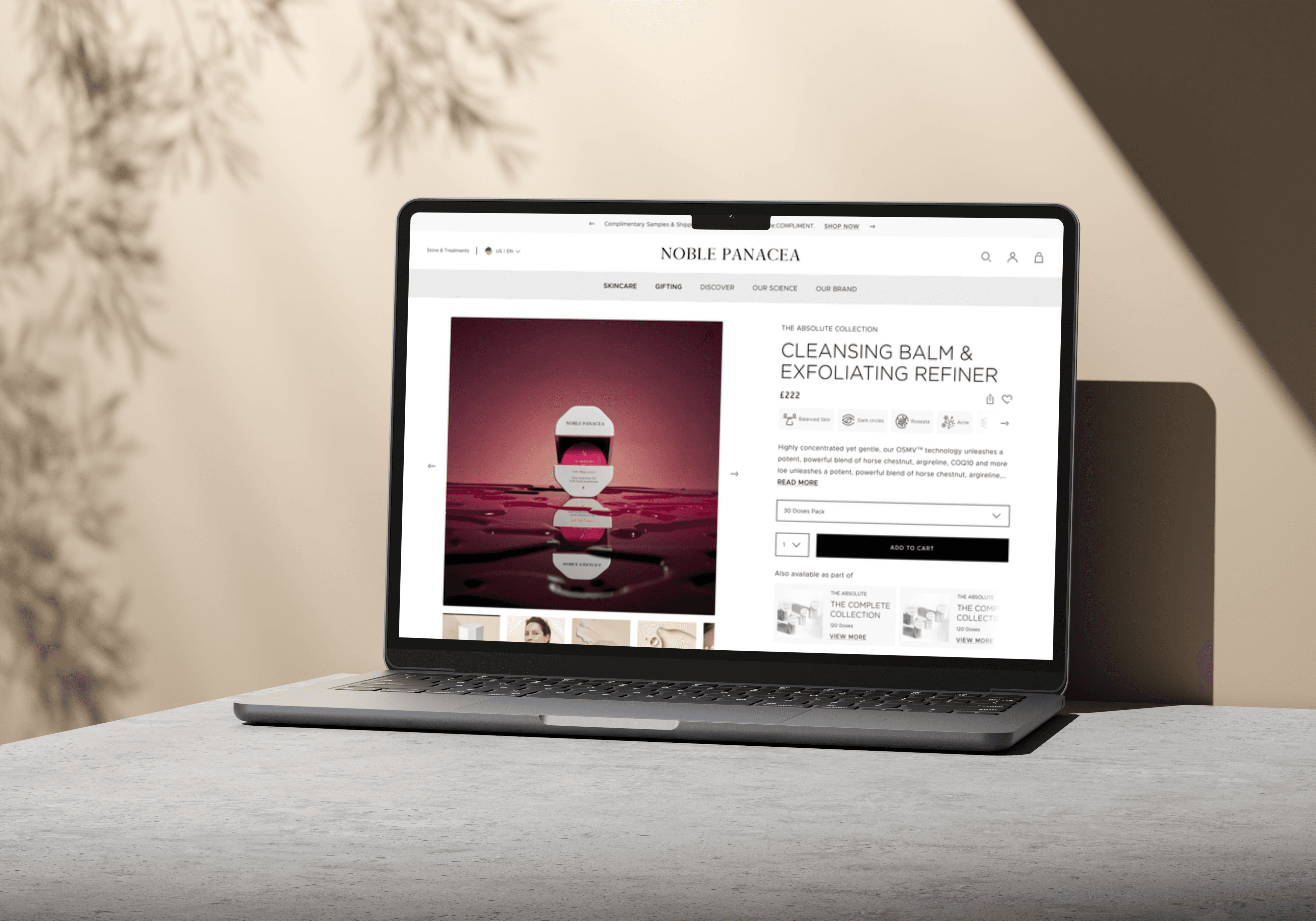 Atlas Finance, a landing page for financial products