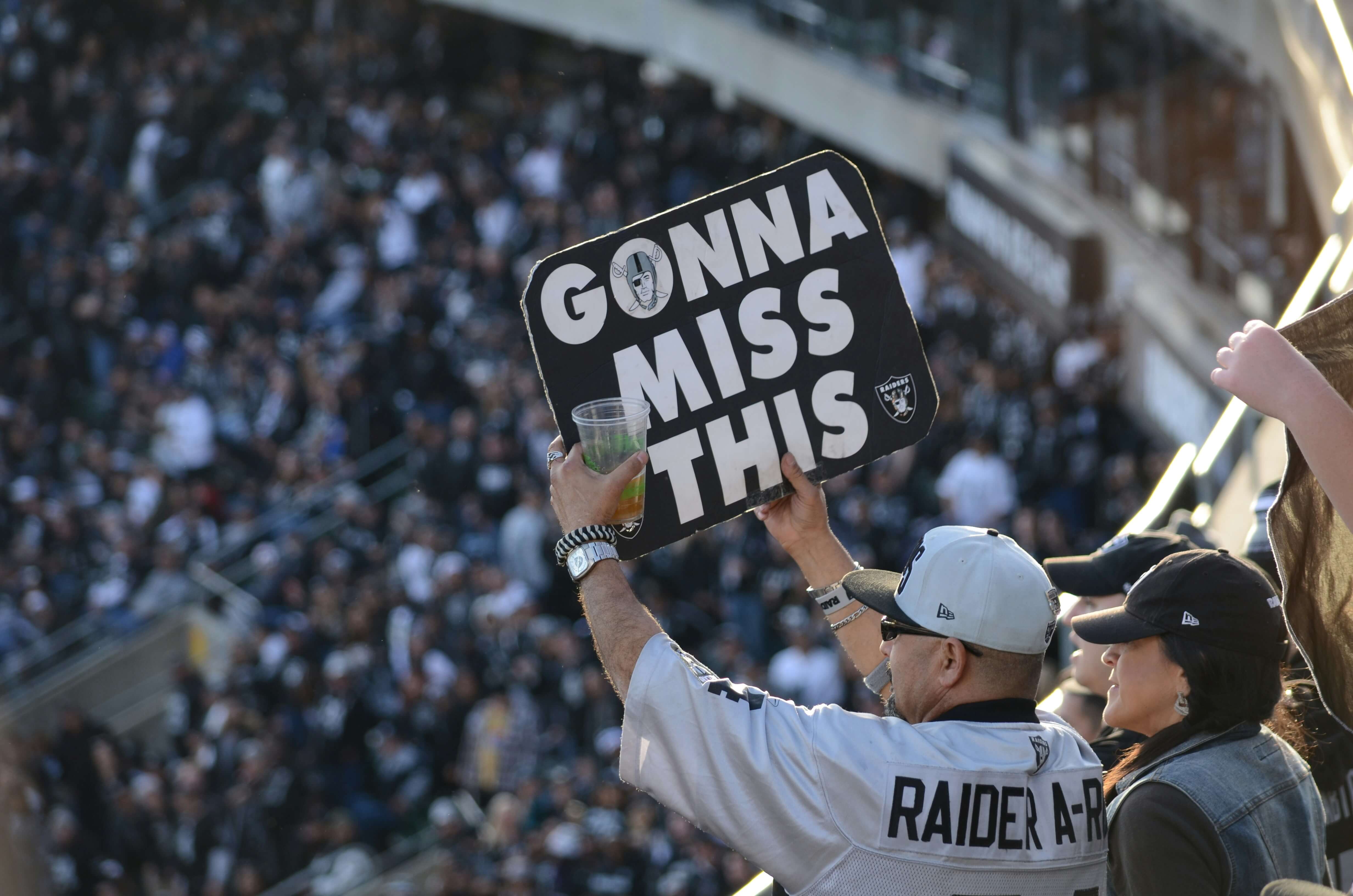 fans at football game