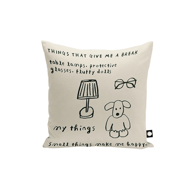 My Things 스웨이드 터치 쿠션 커버