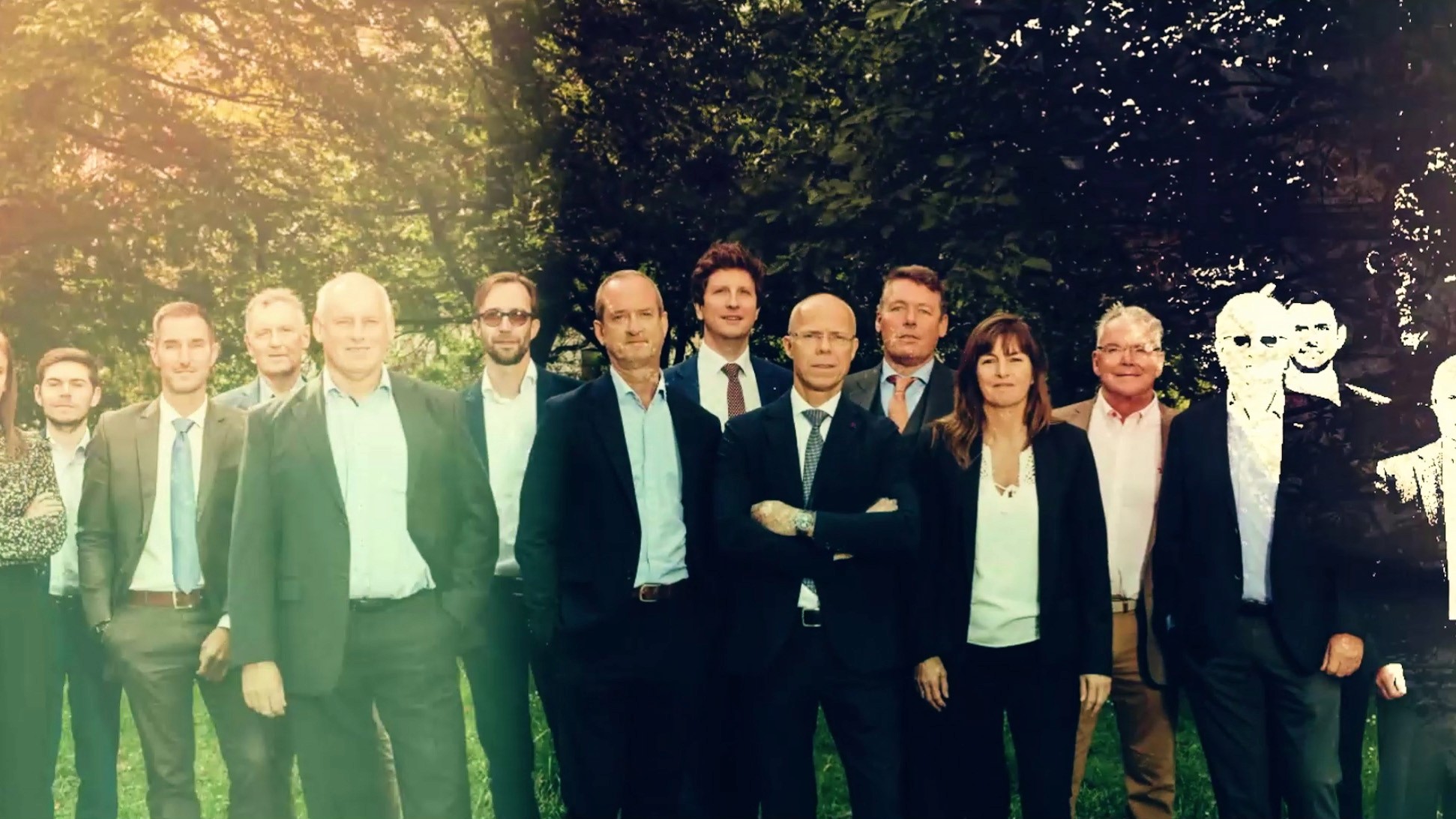 Equipe de la société Pire Asset Management à Charleroi