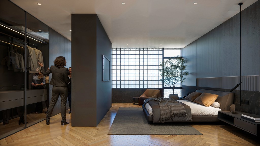 Duplex Apartment Master Bedroom Walk in Closet