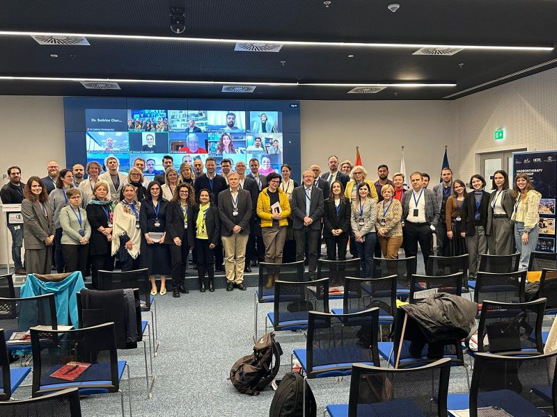 a moving blue fabric like object