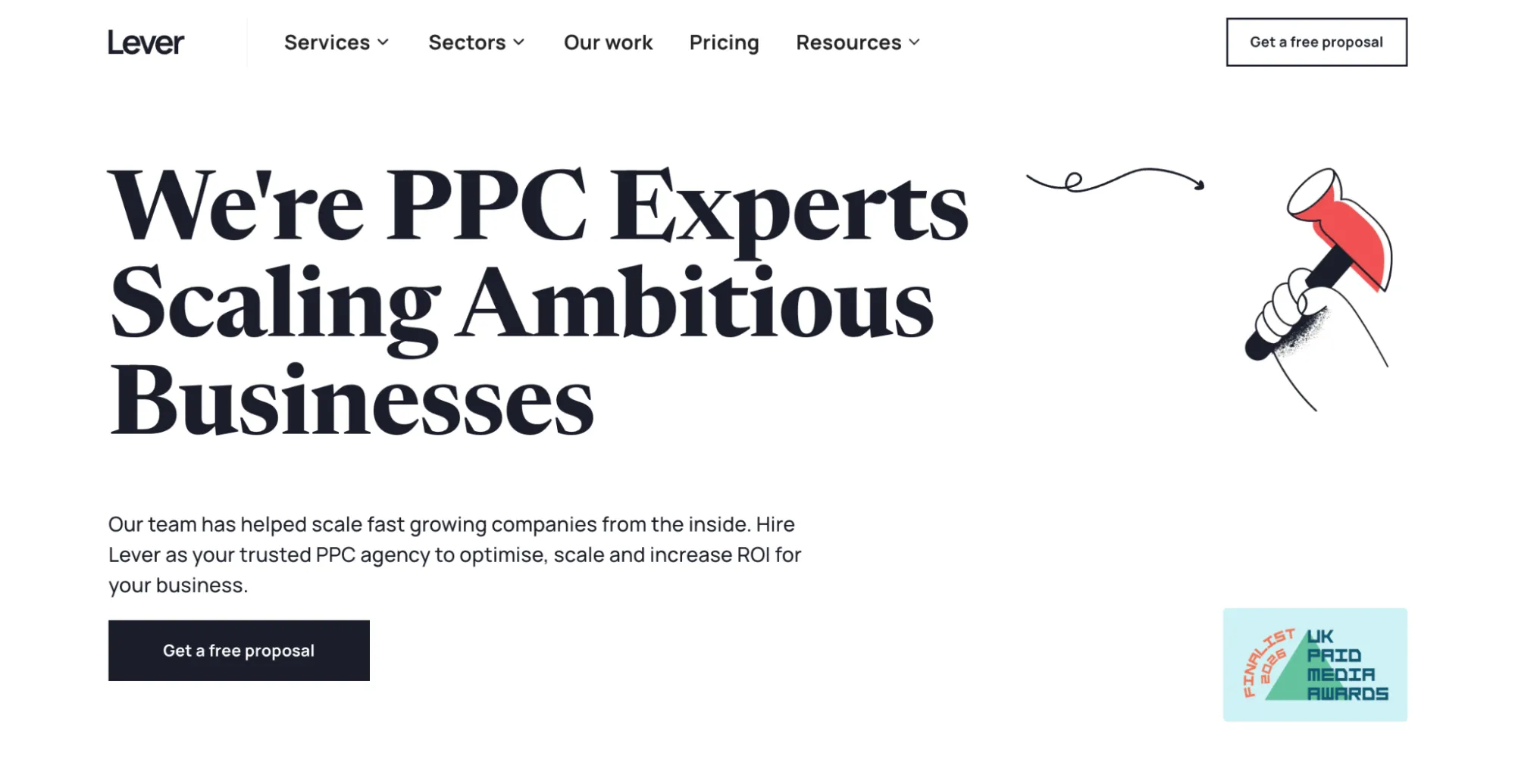 Lever Digital – Best for senior-led PPC for fintech and B2B SaaS brands.