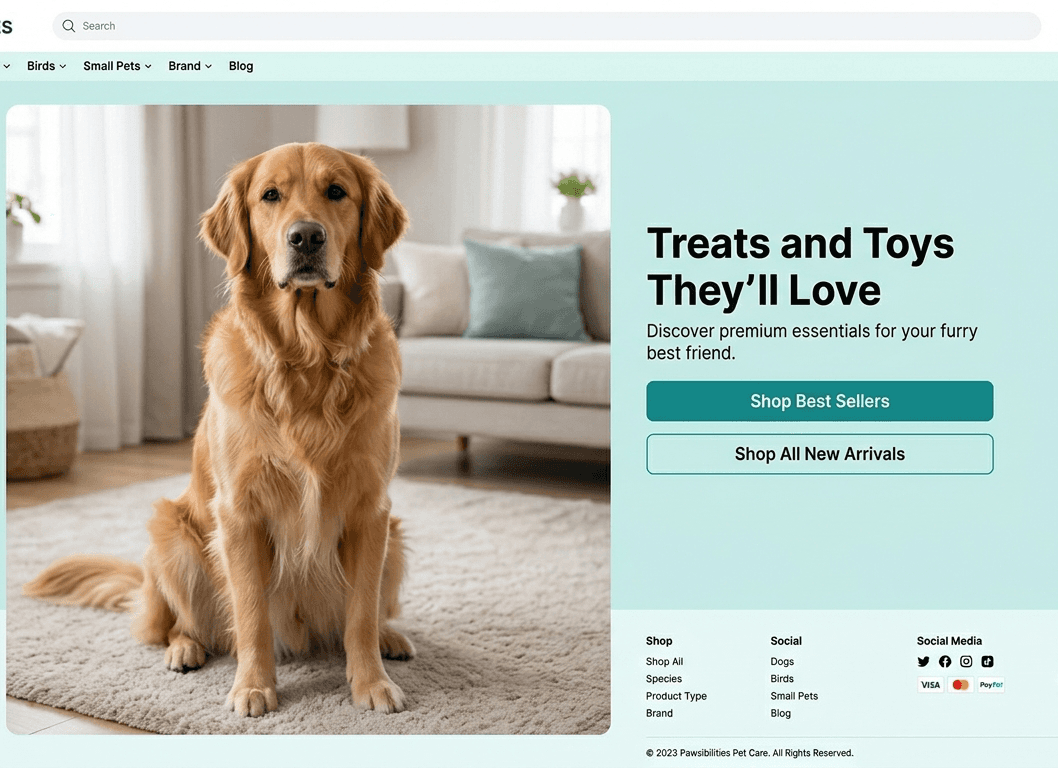 Pet Wellness Ecommerce Brand