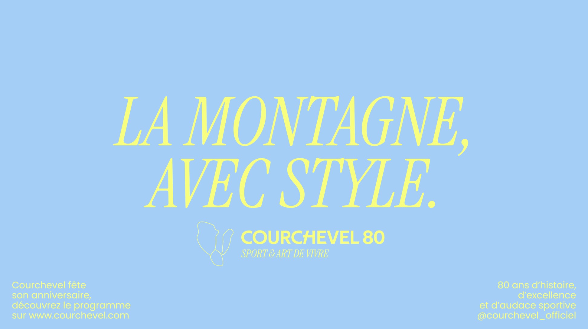 La montagne avec style.