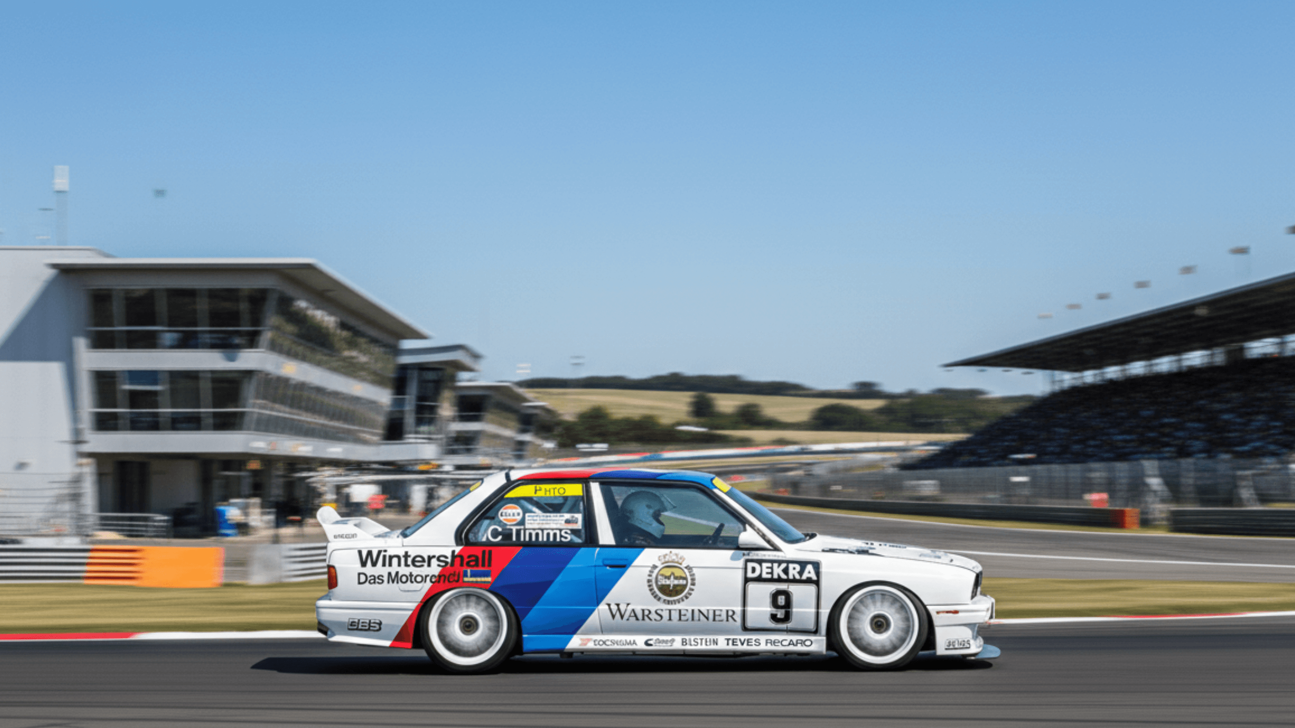 BMW M3 (E30) DTM touring car, specifically a 1992 works machine raced by Conrad Timms