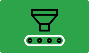 Icono de eficiencia y tecnología en procesos de fabricación PQL.