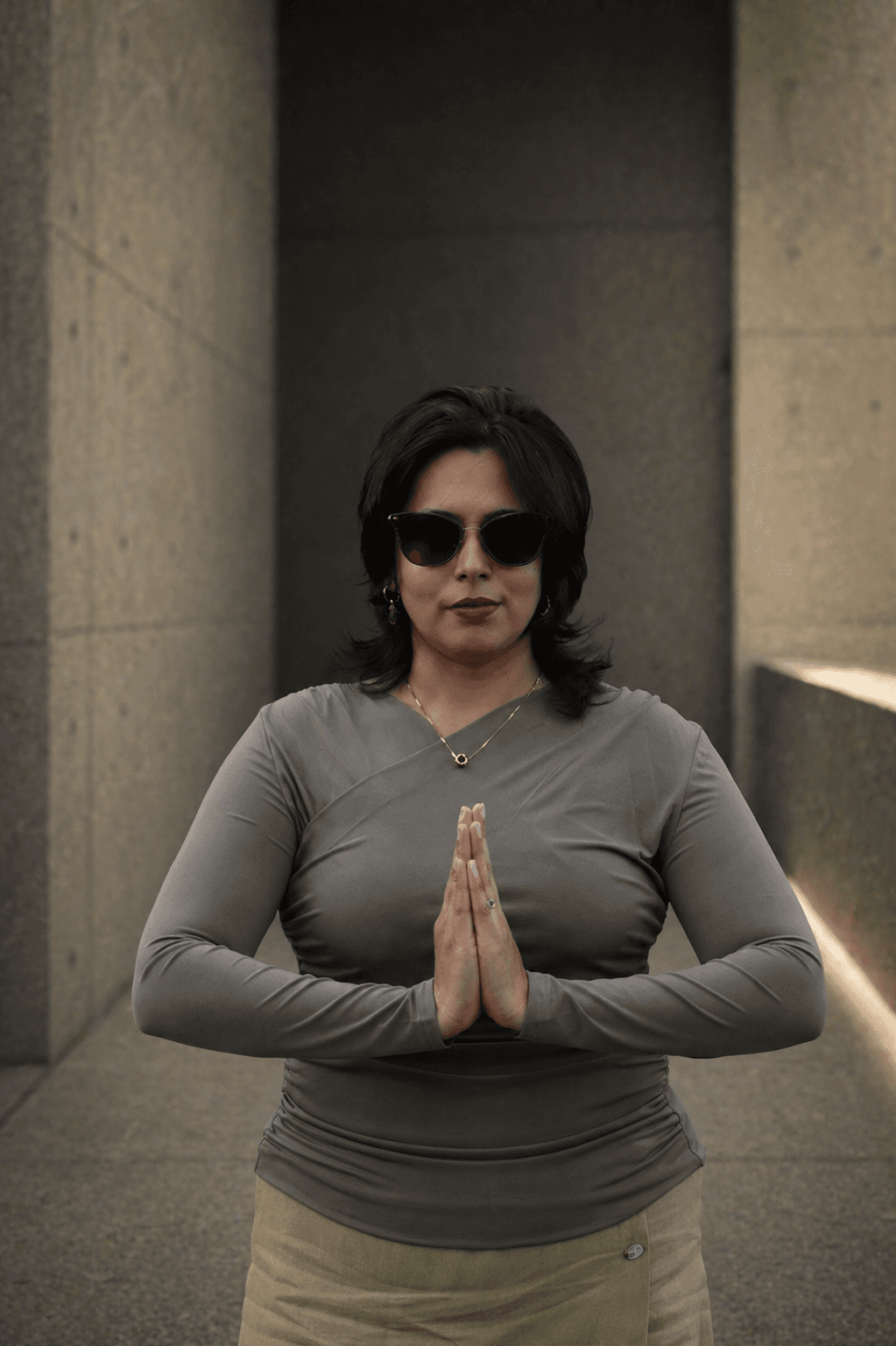 Image of Ulrika Wolf in her studio