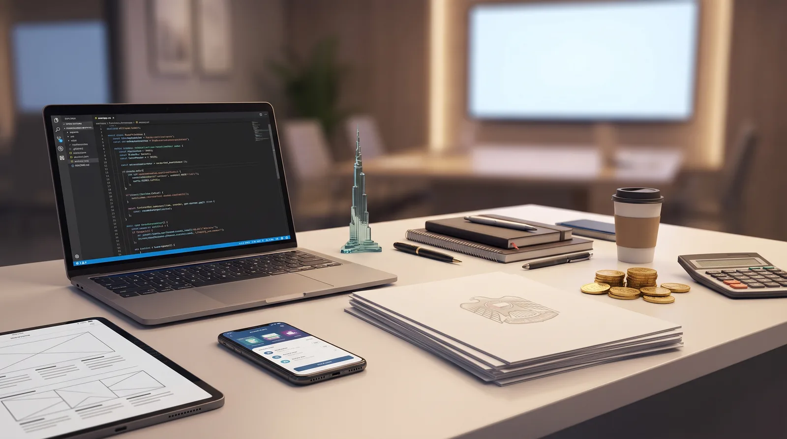 Mobile app development license Dubai with free zone setup documents