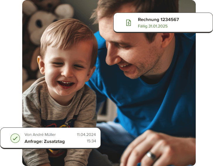 Die effizienten Prozesse durch die digitale Elternkommunikation ermöglichen mehr Zeit für die Kinder