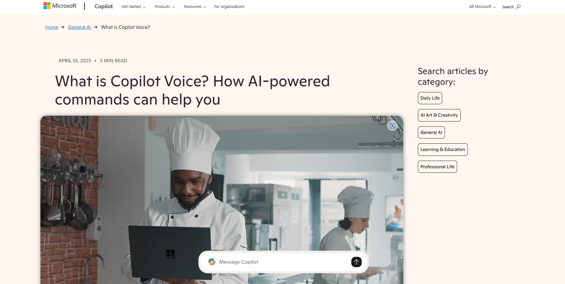 Microsoft Copilot Voice