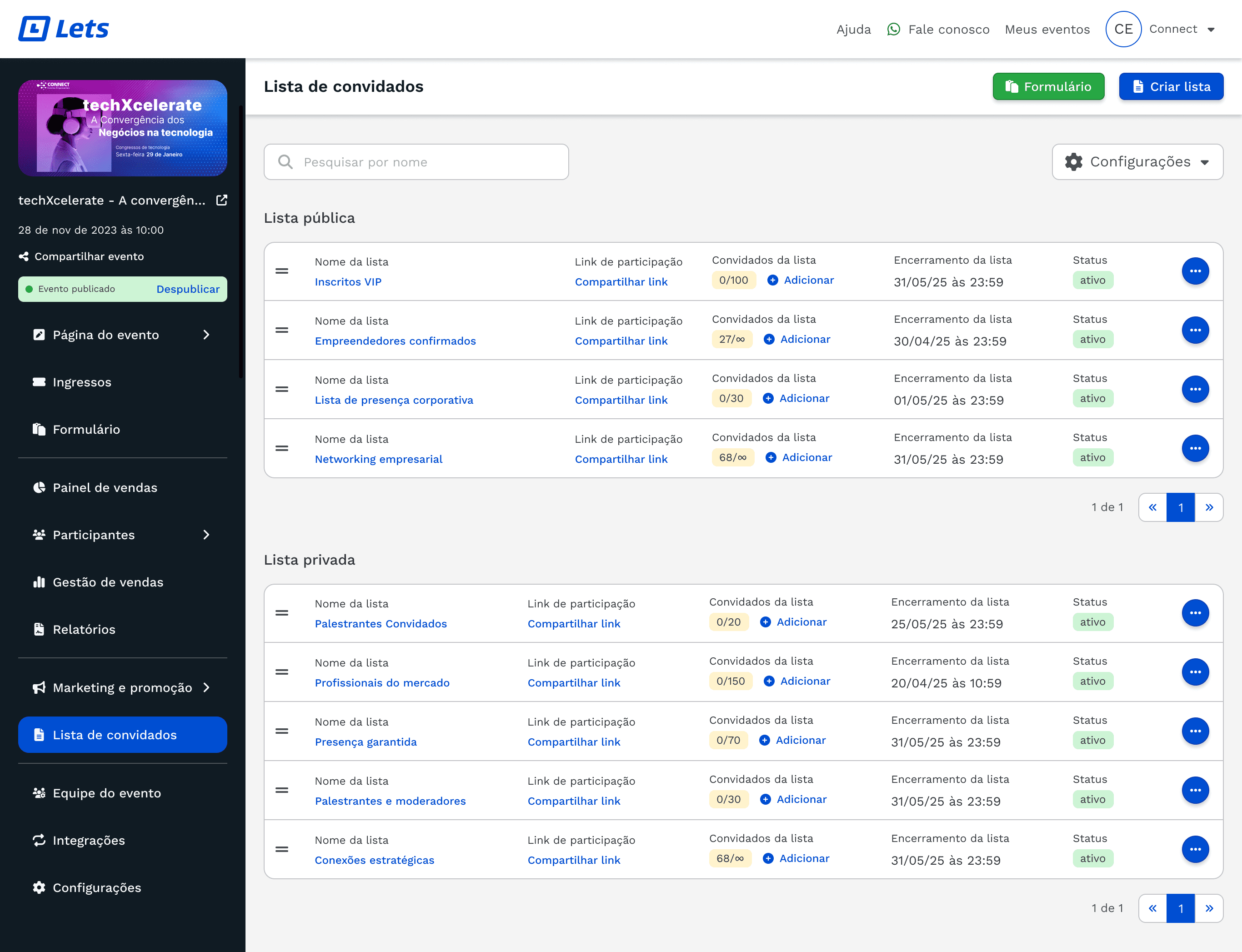 Business dashboard showing revenue, deals, customer list, growth chart, and new activity. 
