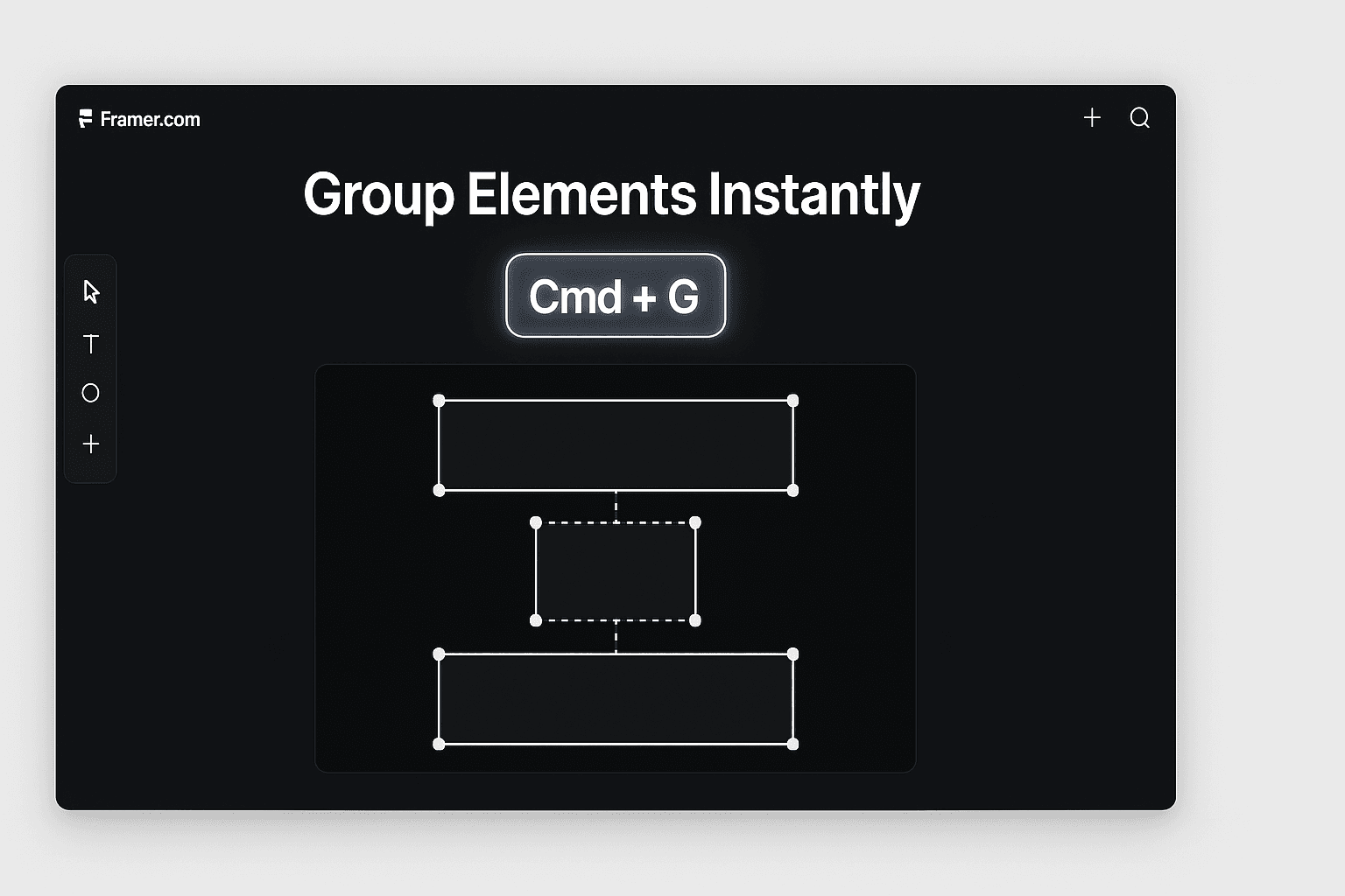 group elements instantly