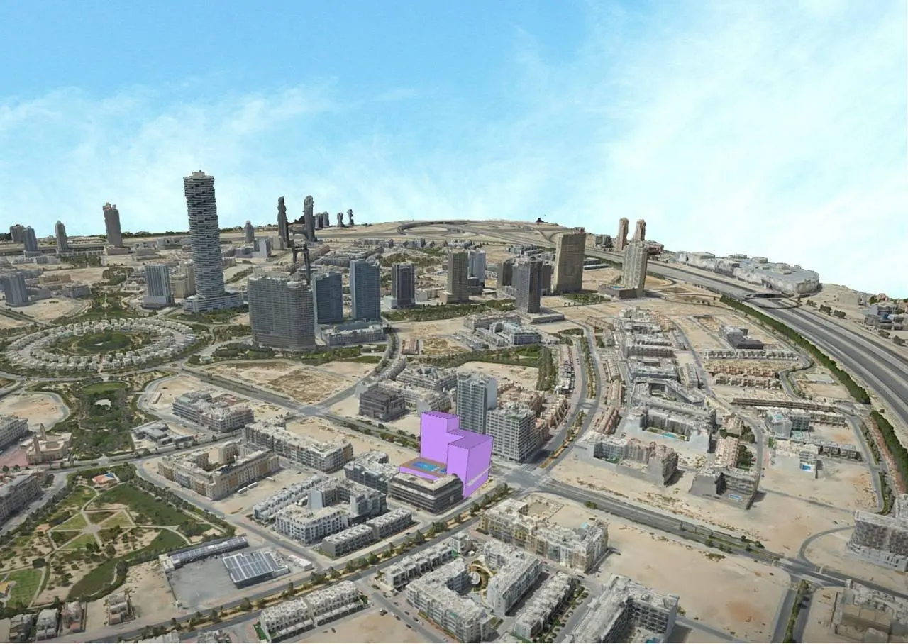 binghatti orchid location map jvc