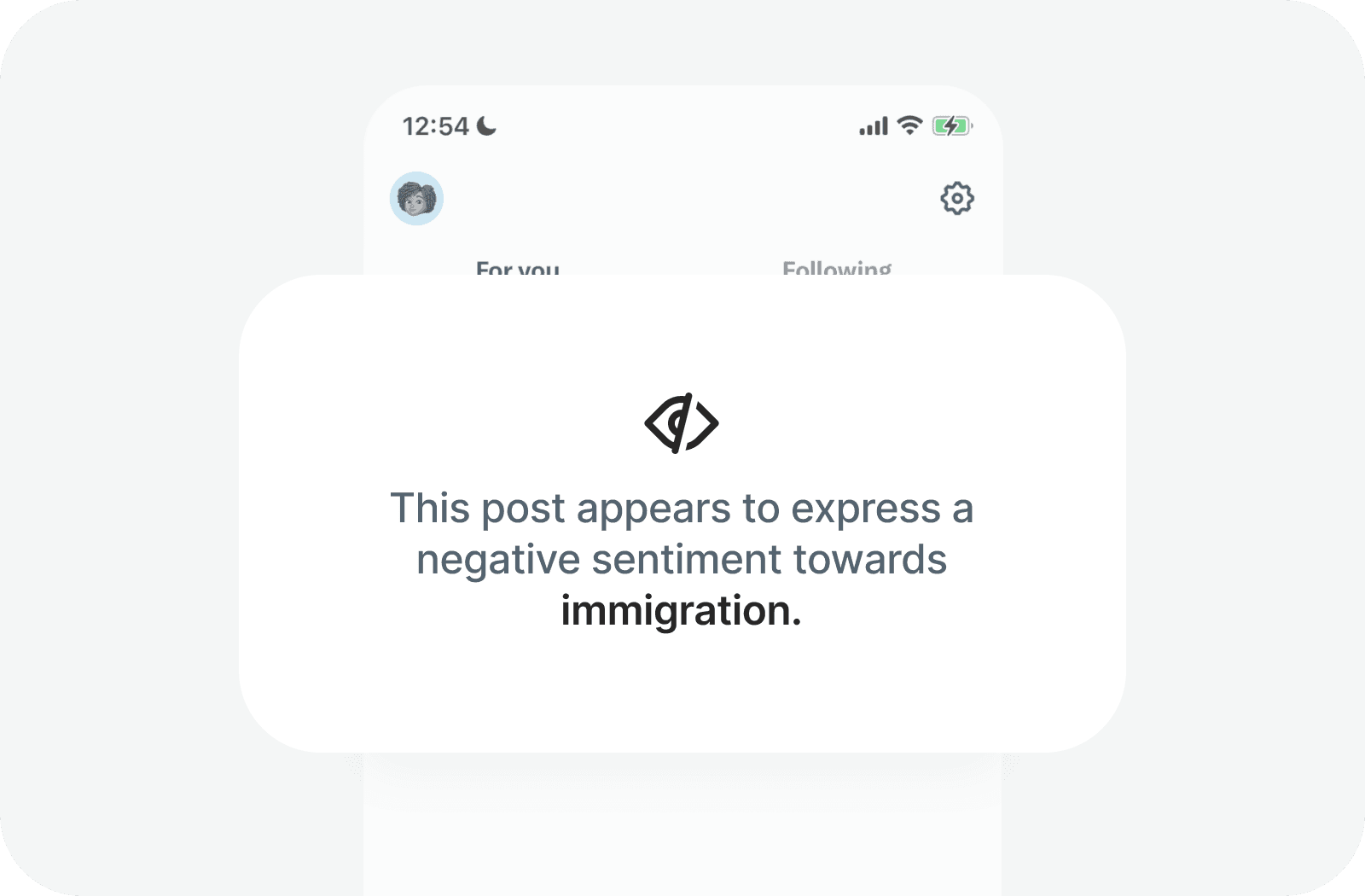 Context of harmful content can protect people from excessive exposure to hate speech. Mitigating Hate Speech on Social Media Using AI.