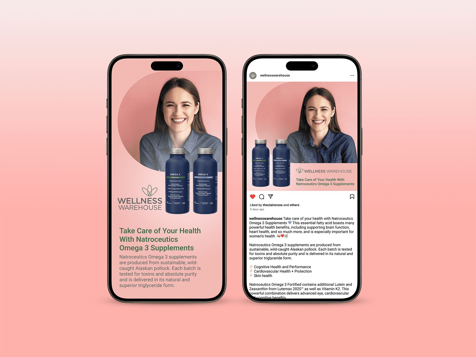 Wellness Warehouse Terranova Supplements digital campaign