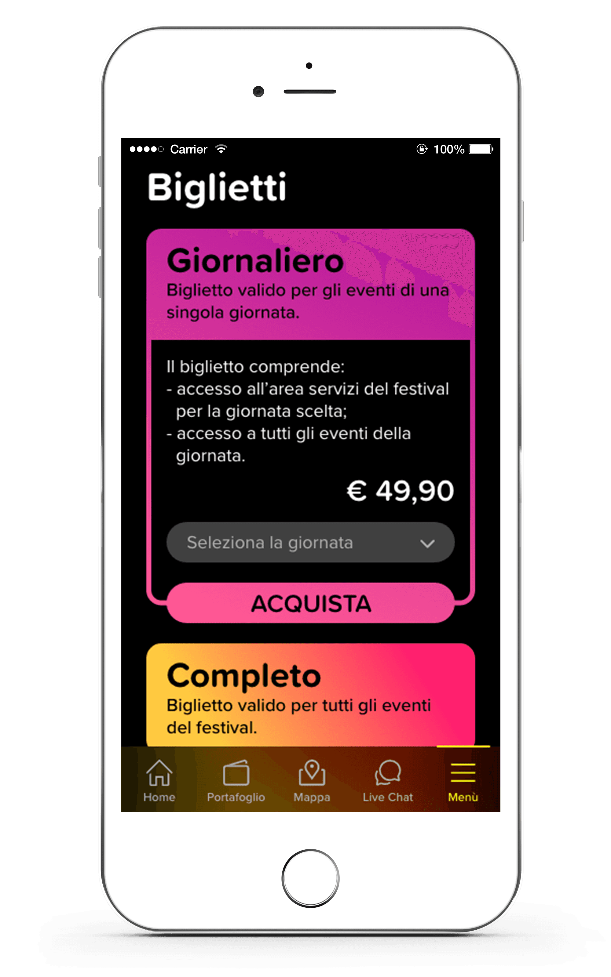biglietti disponibili