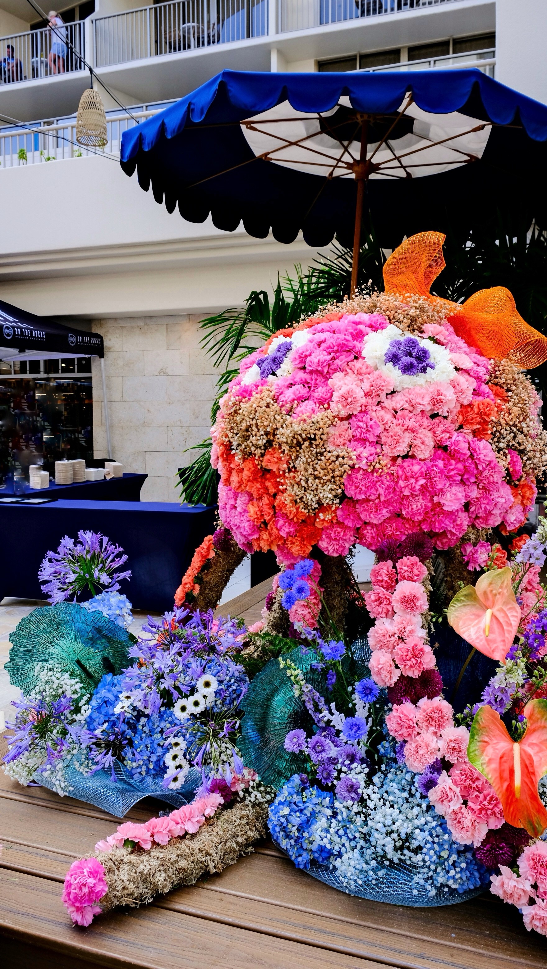 Floral Octopus Sculpture