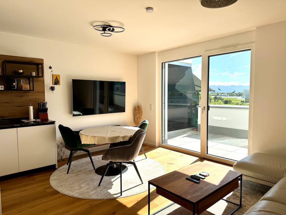 Essbereich mit Terrassenzugang