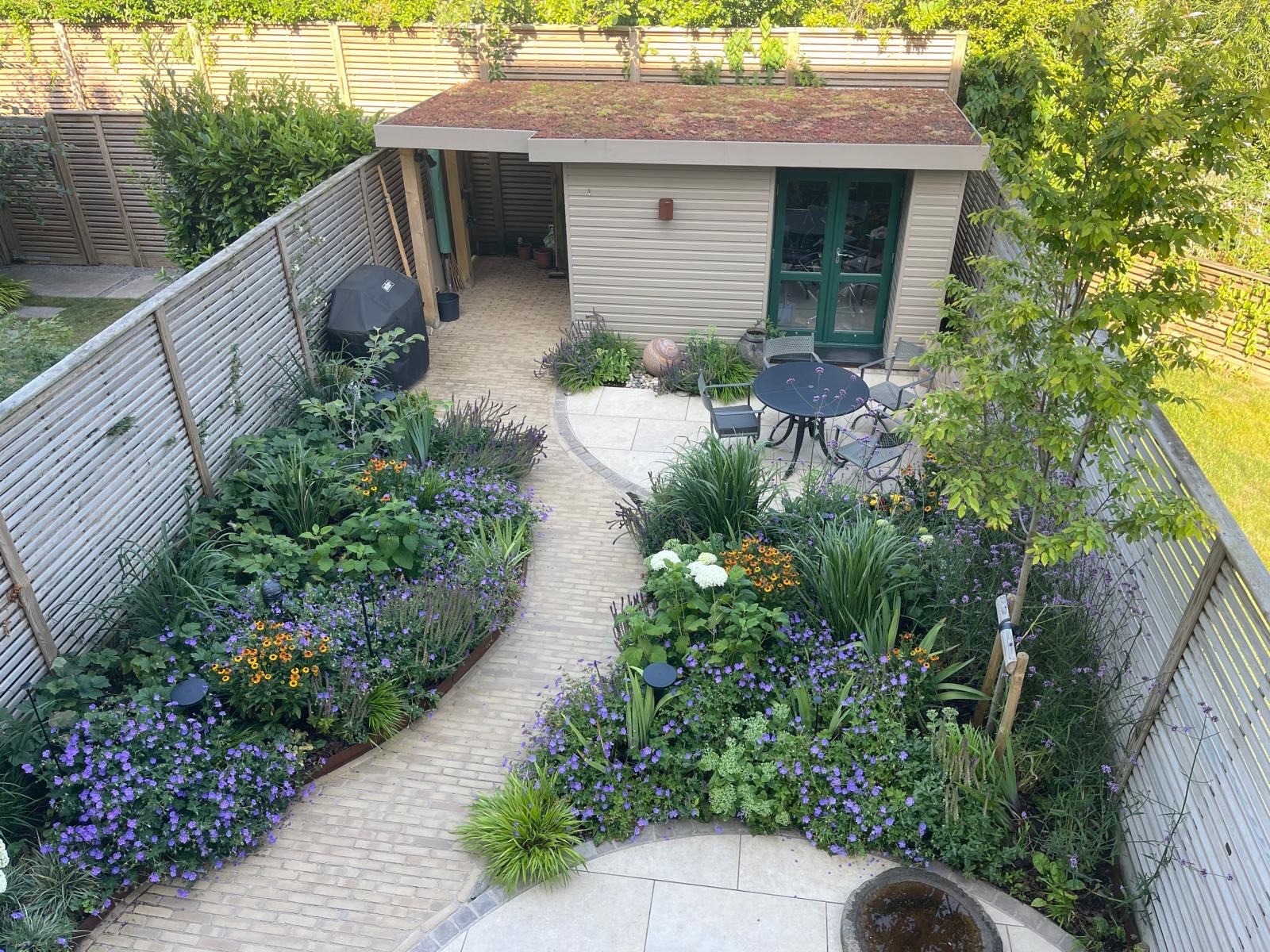 A mockup of a Macbook on a sofa