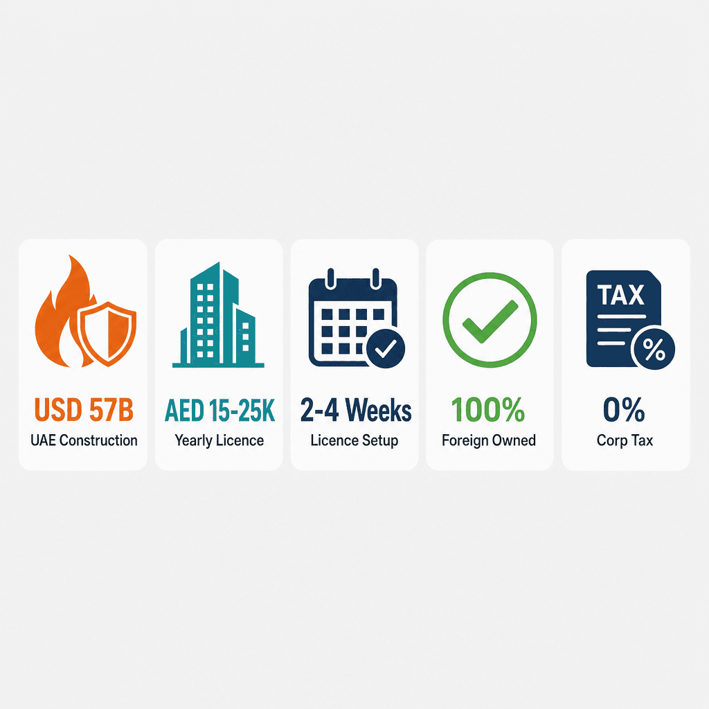 Infographic: Start a Fire Safety & Protection Engineering Services Business in Dubai