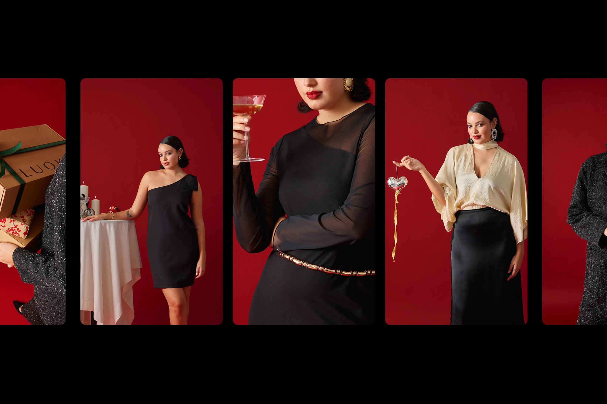 Streetside billboard with flyposters of the Batch.Works brand and illustrations