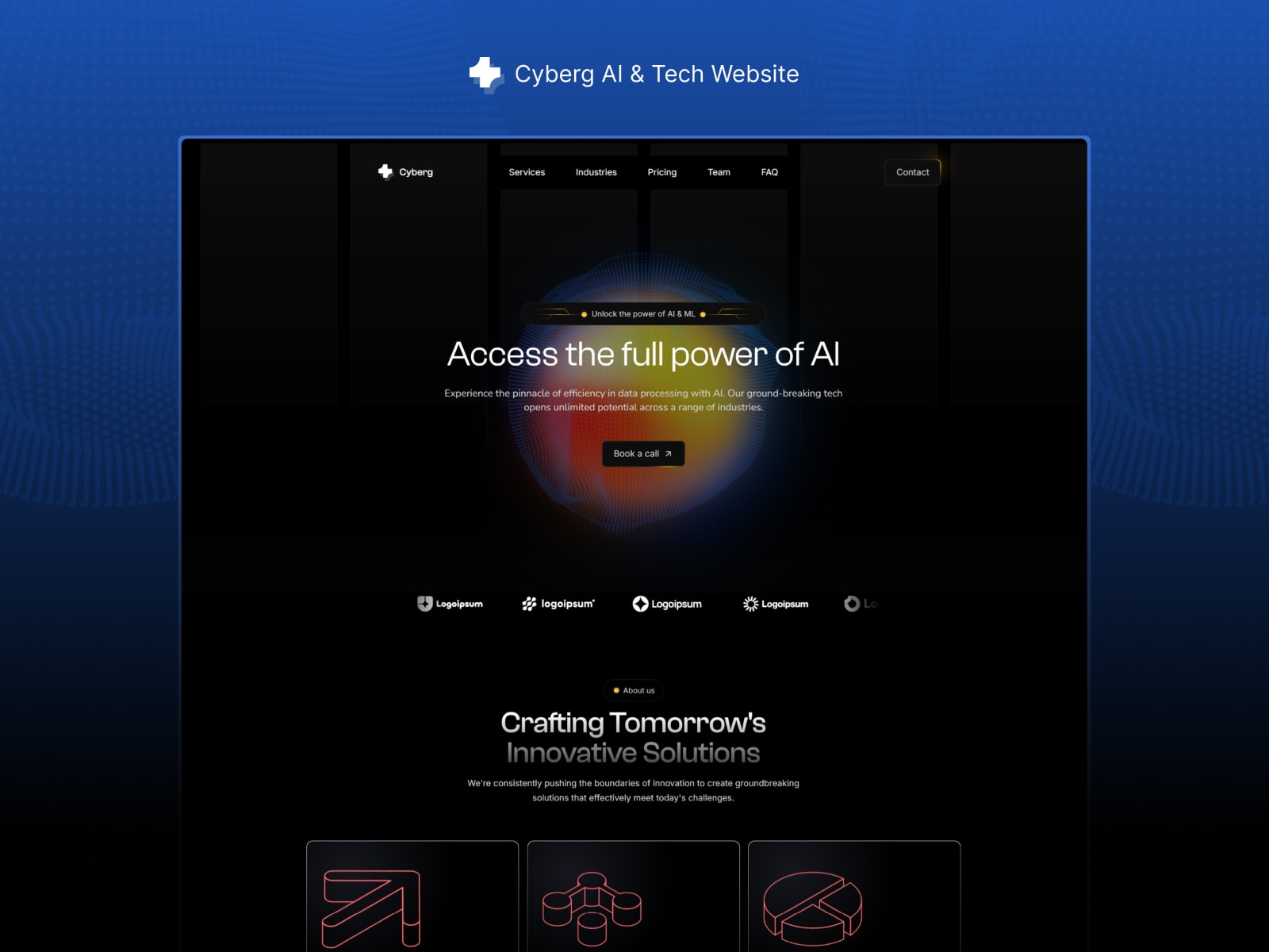 AI Framer template