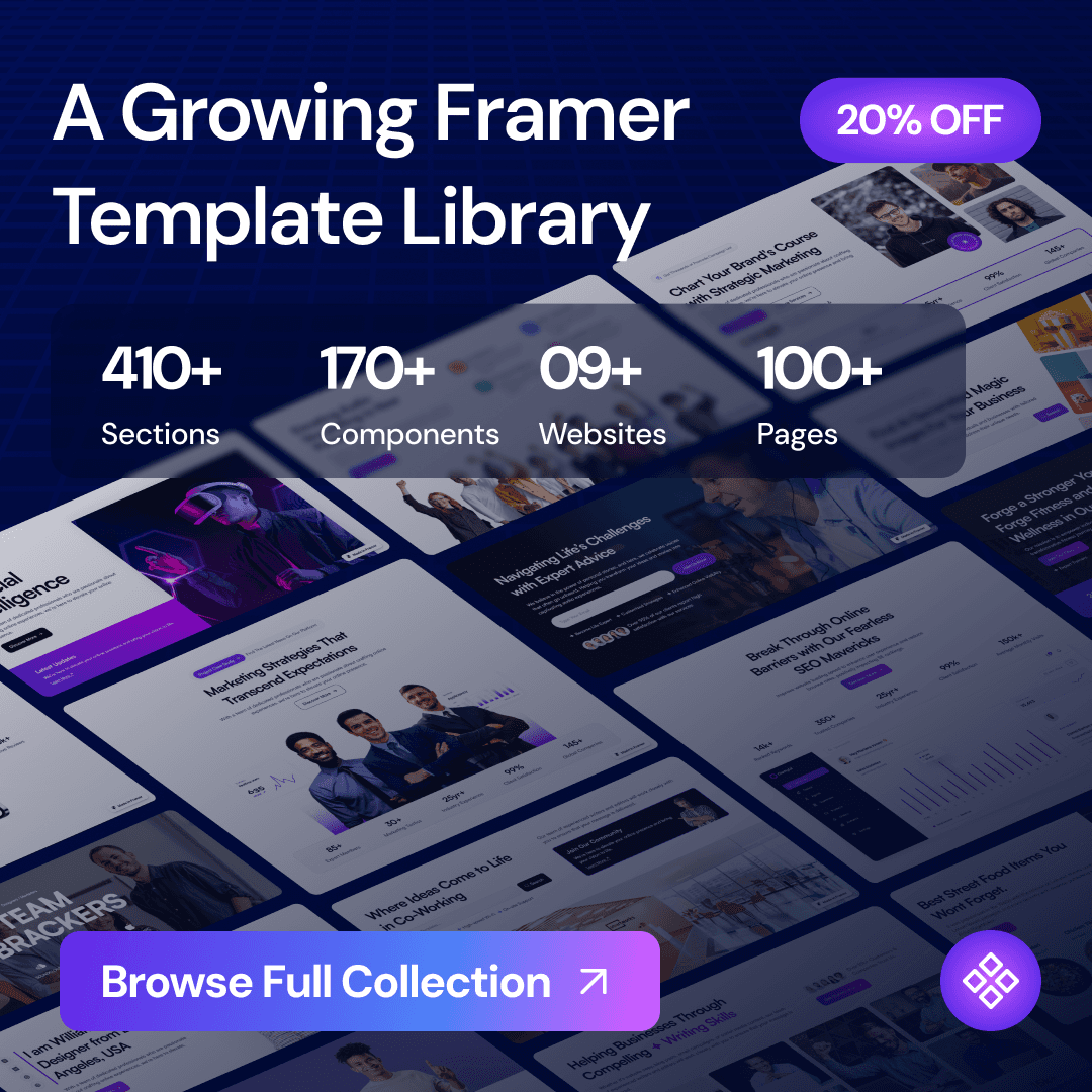 Framify Framer Component Library