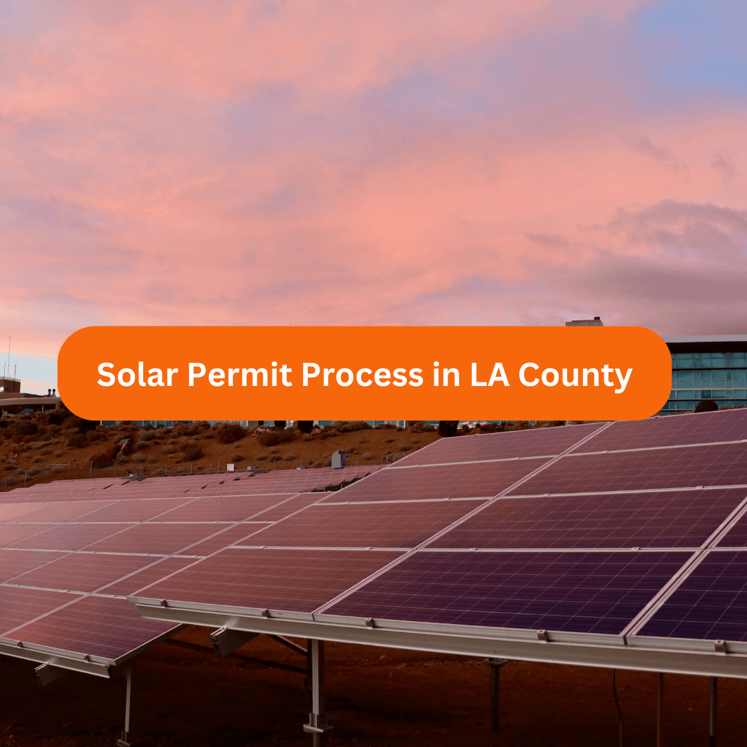 Solar permit process in LA county