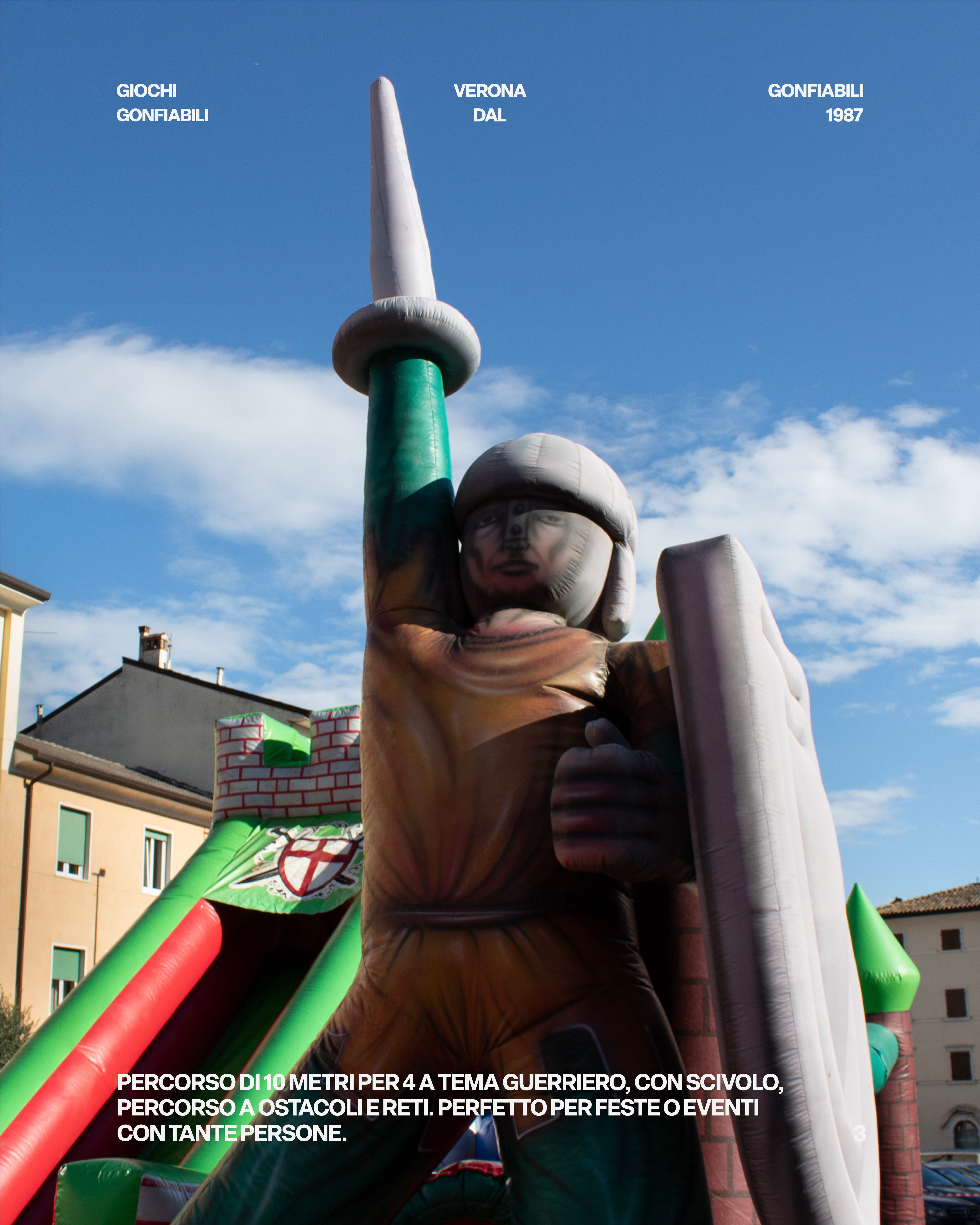 Giochi Verona Gonfabili inflatable warrior photo