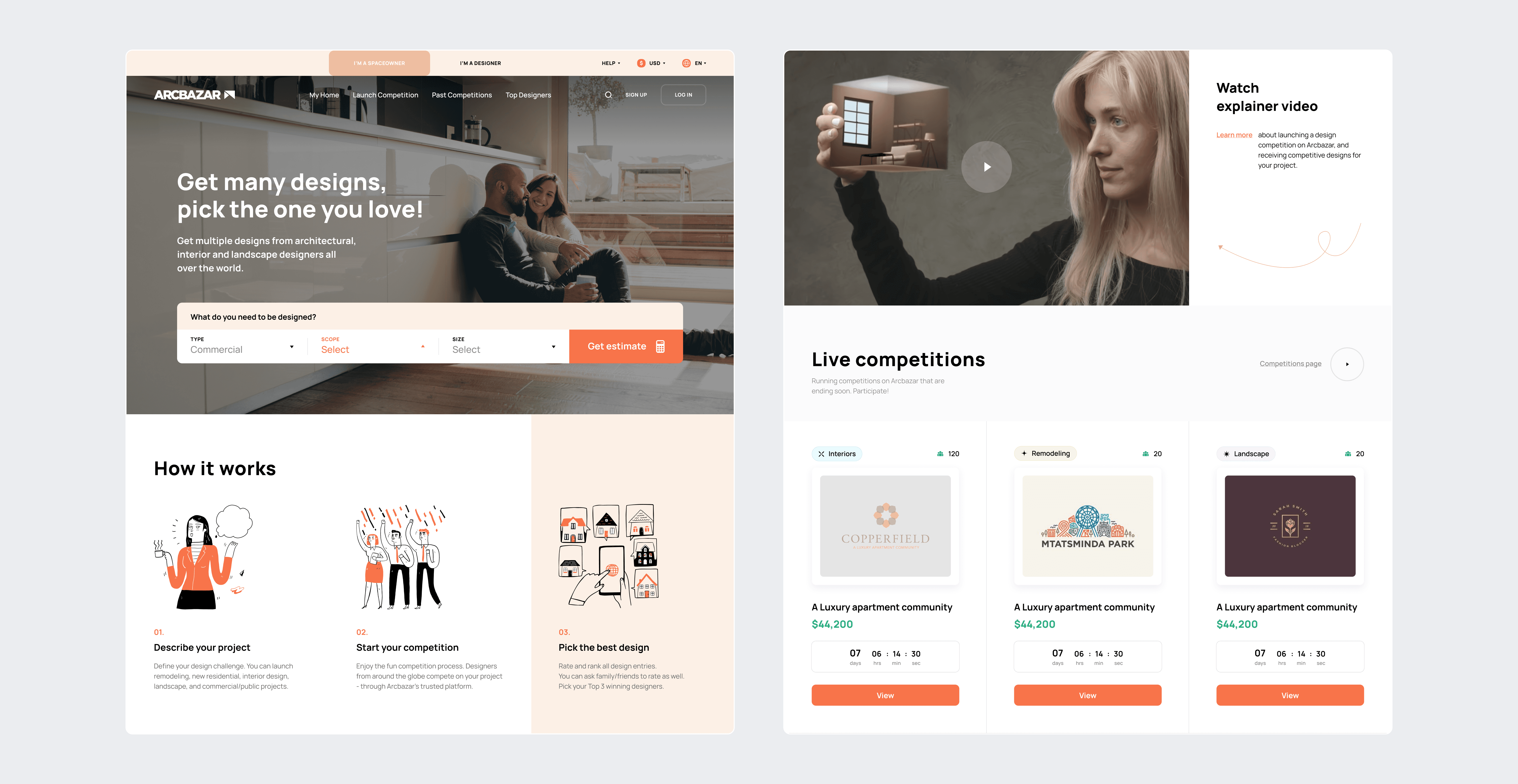 Batch.Works logo over a photo of a box of 3D printed objects