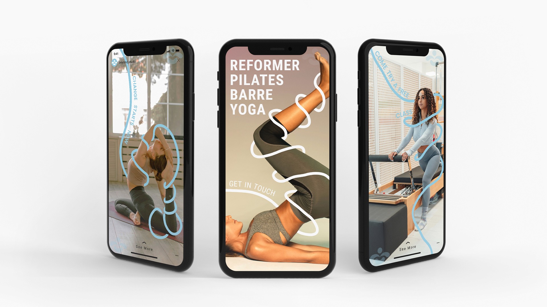 Instagram Stories for Pilates Studio