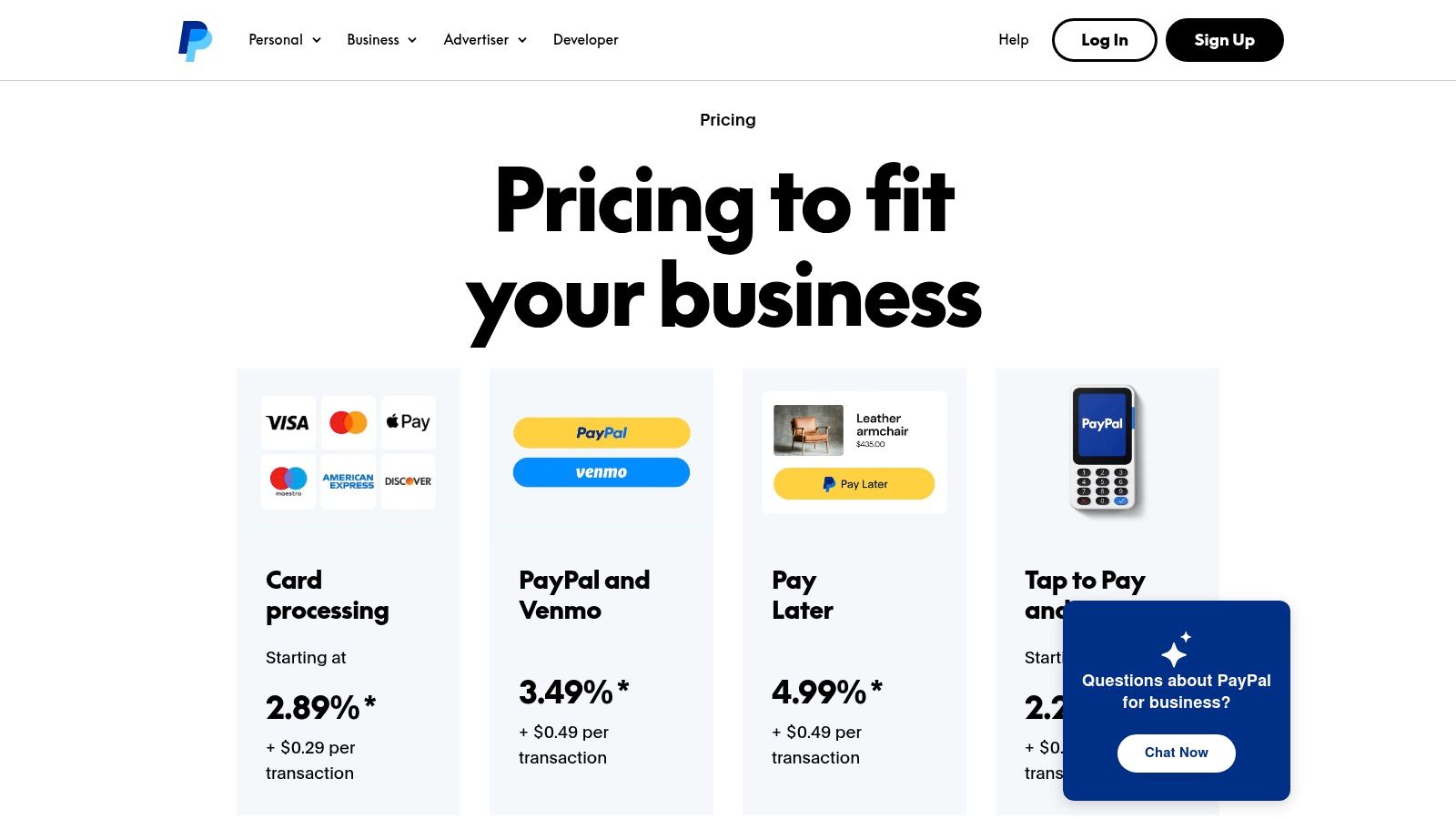 PayPal (PayPal Checkout, Venmo, Pay Later)