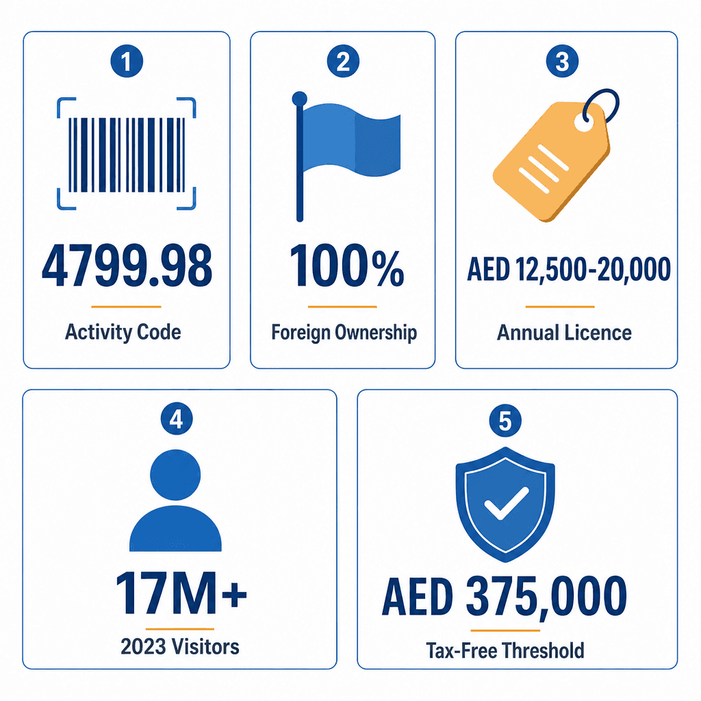 Infographic: How to Get a Vending Machines Products & Services Trading License in Dubai
