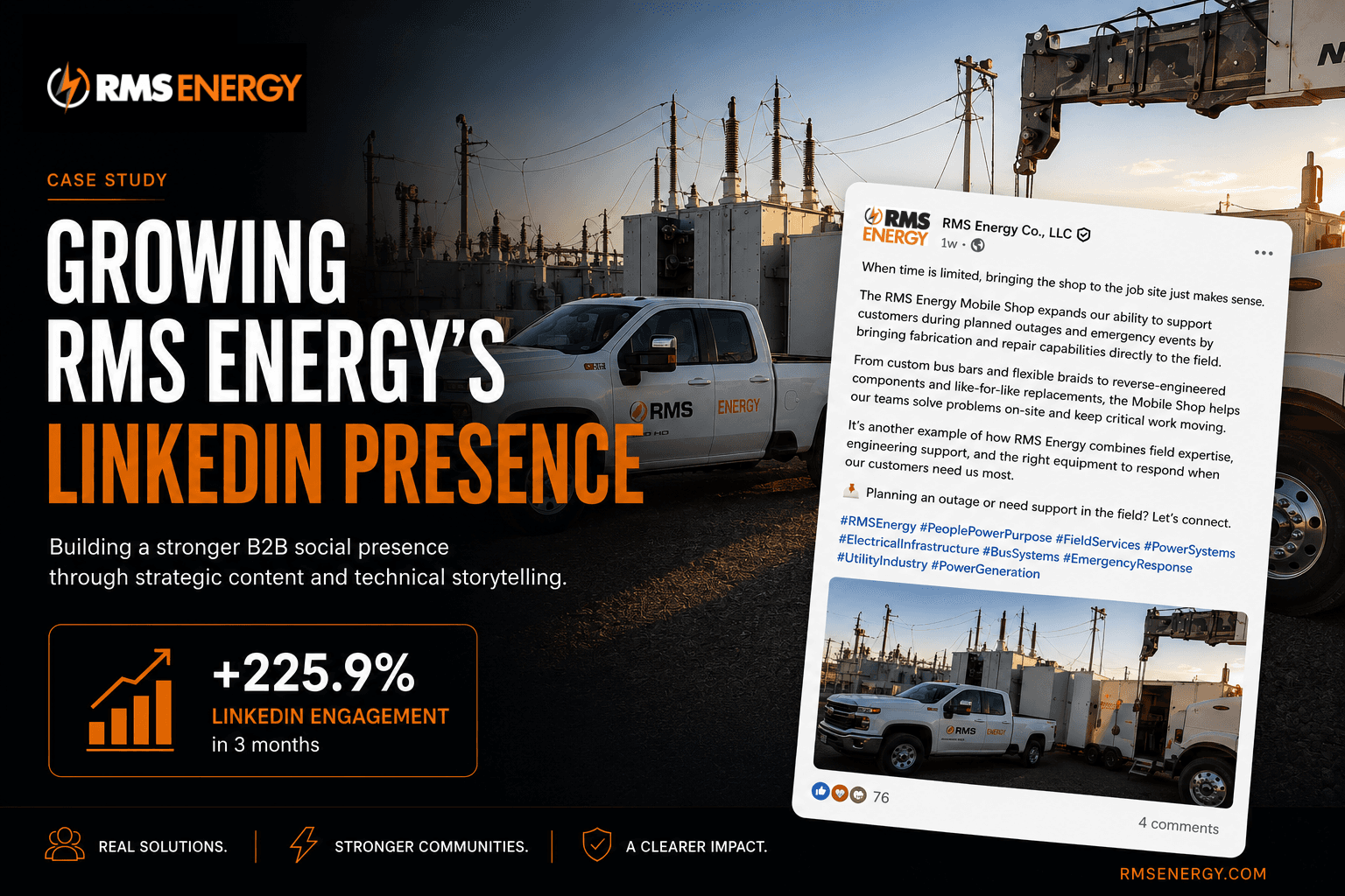 RMS Energy LinkedIn Post