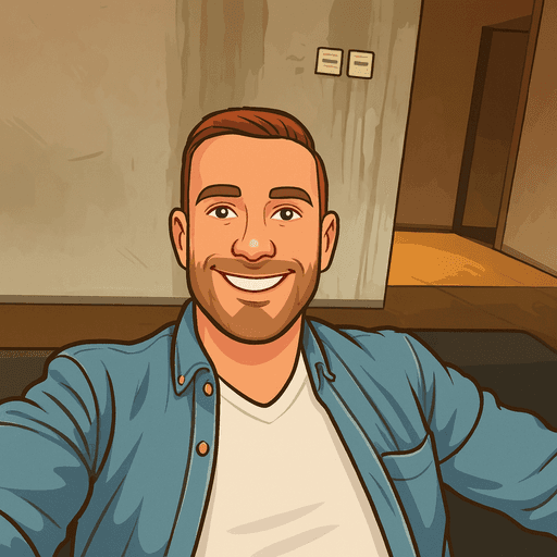 Portrait of a smiling man called David Williams
