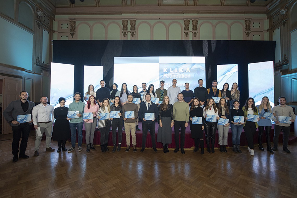 Klika scholarship award ceremony for 38 students in Sarajevo and Banja Luka